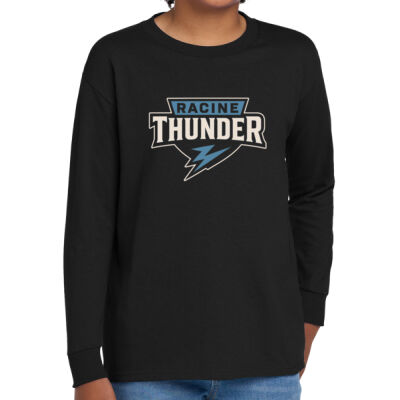 Racine Thunder - Youth Heavy Cotton 100% Cotton Long Sleeve T Shirt Thumbnail