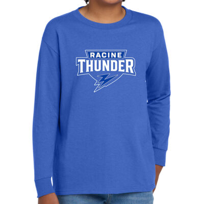 Racine Thunder - Youth Heavy Cotton 100% Cotton Long Sleeve T Shirt Thumbnail
