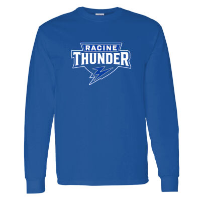 Racine Thunder - Heavy Cotton 100% Cotton Long Sleeve T Shirt Thumbnail
