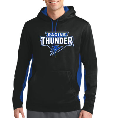 Racine Thunder - Sport Wick ® Fleece Colorblock Hooded Pullover Thumbnail