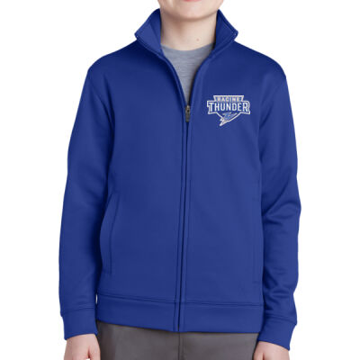 Racine Thunder - Youth Sport Wick ® Fleece Full Zip Jacket Thumbnail