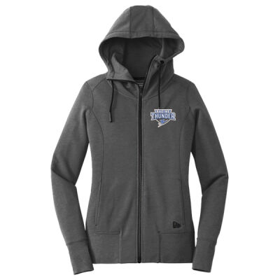Racine Thunder - Women's Tri Blend Fleece Full Zip Hoodie Thumbnail