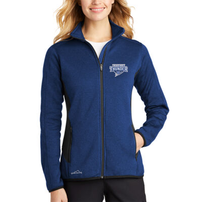 Racine Thunder - Ladies Full Zip Heather Stretch Fleece Jacket Thumbnail