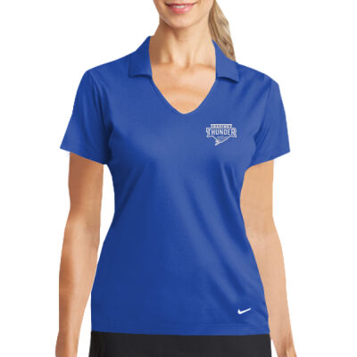 Racine Thunder - Ladies Dri FIT Vertical Mesh Polo Thumbnail