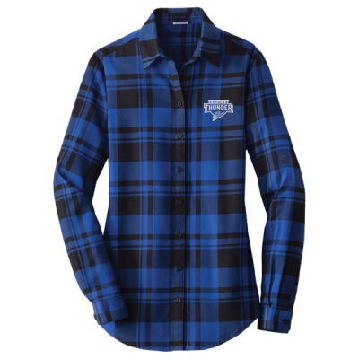 Racine Thunder - Ladies Plaid Flannel Tunic Thumbnail