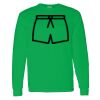 Heavy Cotton 100% Cotton Long Sleeve T Shirt Thumbnail