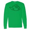 Heavy Cotton 100% Cotton Long Sleeve T Shirt Thumbnail