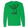 Heavy Cotton 100% Cotton Long Sleeve T Shirt Thumbnail