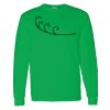 Heavy Cotton 100% Cotton Long Sleeve T Shirt Thumbnail