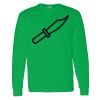Heavy Cotton 100% Cotton Long Sleeve T Shirt Thumbnail