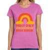 Ladies Heavy Cotton 100% Cotton T Shirt Thumbnail