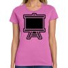 Ladies Heavy Cotton 100% Cotton T Shirt Thumbnail