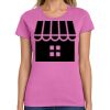 Ladies Heavy Cotton 100% Cotton T Shirt Thumbnail