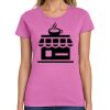 Ladies Heavy Cotton 100% Cotton T Shirt Thumbnail