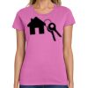 Ladies Heavy Cotton 100% Cotton T Shirt Thumbnail