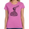 Ladies Heavy Cotton 100% Cotton T Shirt Thumbnail