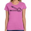 Ladies Heavy Cotton 100% Cotton T Shirt Thumbnail