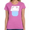 Ladies Heavy Cotton 100% Cotton T Shirt Thumbnail