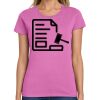 Ladies Heavy Cotton 100% Cotton T Shirt Thumbnail