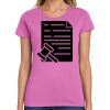 Ladies Heavy Cotton 100% Cotton T Shirt Thumbnail