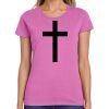 Ladies Heavy Cotton 100% Cotton T Shirt Thumbnail