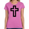 Ladies Heavy Cotton 100% Cotton T Shirt Thumbnail