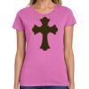 Ladies Heavy Cotton 100% Cotton T Shirt Thumbnail