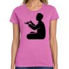 Ladies Heavy Cotton 100% Cotton T Shirt Thumbnail