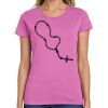 Ladies Heavy Cotton 100% Cotton T Shirt Thumbnail