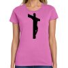 Ladies Heavy Cotton 100% Cotton T Shirt Thumbnail