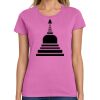 Ladies Heavy Cotton 100% Cotton T Shirt Thumbnail