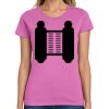 Ladies Heavy Cotton 100% Cotton T Shirt Thumbnail