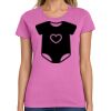 Ladies Heavy Cotton 100% Cotton T Shirt Thumbnail