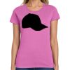 Ladies Heavy Cotton 100% Cotton T Shirt Thumbnail