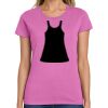Ladies Heavy Cotton 100% Cotton T Shirt Thumbnail