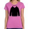 Ladies Heavy Cotton 100% Cotton T Shirt Thumbnail