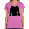 Ladies Heavy Cotton 100% Cotton T Shirt Thumbnail