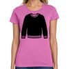 Ladies Heavy Cotton 100% Cotton T Shirt Thumbnail