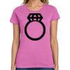 Ladies Heavy Cotton 100% Cotton T Shirt Thumbnail