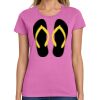 Ladies Heavy Cotton 100% Cotton T Shirt Thumbnail