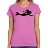 Ladies Heavy Cotton 100% Cotton T Shirt Thumbnail