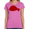 Ladies Heavy Cotton 100% Cotton T Shirt Thumbnail