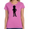 Ladies Heavy Cotton 100% Cotton T Shirt Thumbnail