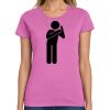 Ladies Heavy Cotton 100% Cotton T Shirt Thumbnail