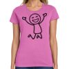 Ladies Heavy Cotton 100% Cotton T Shirt Thumbnail