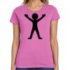 Ladies Heavy Cotton 100% Cotton T Shirt Thumbnail