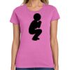 Ladies Heavy Cotton 100% Cotton T Shirt Thumbnail