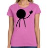 Ladies Heavy Cotton 100% Cotton T Shirt Thumbnail