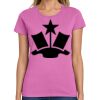 Ladies Heavy Cotton 100% Cotton T Shirt Thumbnail