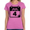 Ladies Heavy Cotton 100% Cotton T Shirt Thumbnail